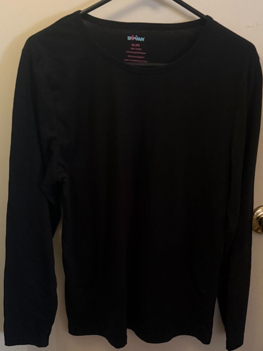 Sivvan Black Crewneck Tee W XL